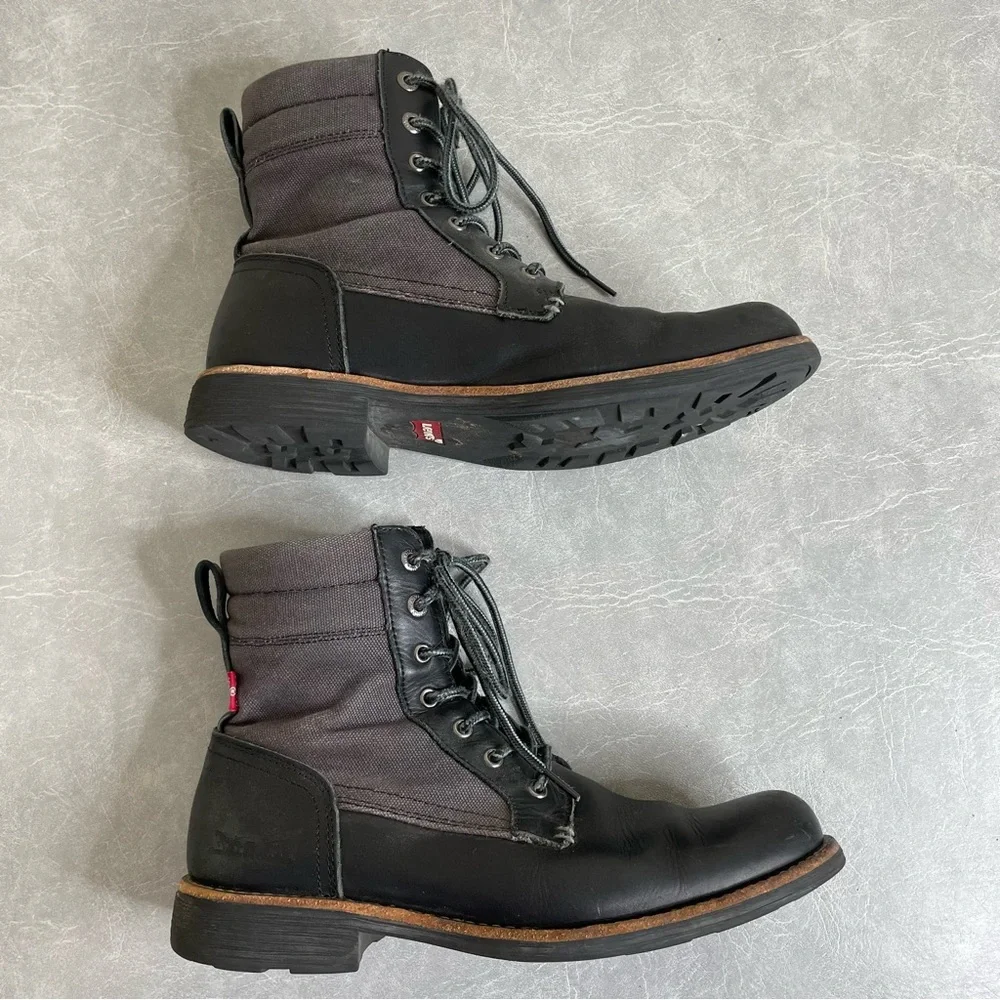 Levi's Black and Gray Men's Lex II Chukka Boots